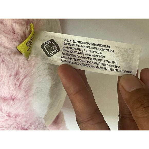 Amuse Fuzzy Tail Pink Squirrel 13.5 inch - NWT - Picture 9 of 10